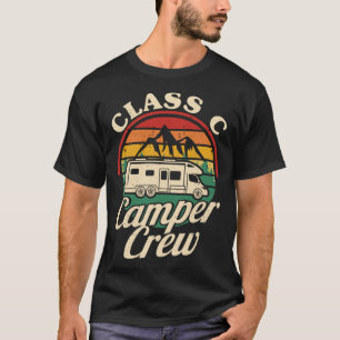 Camiseta Clase C Equipos de Camper RV Camping Hombres Famil