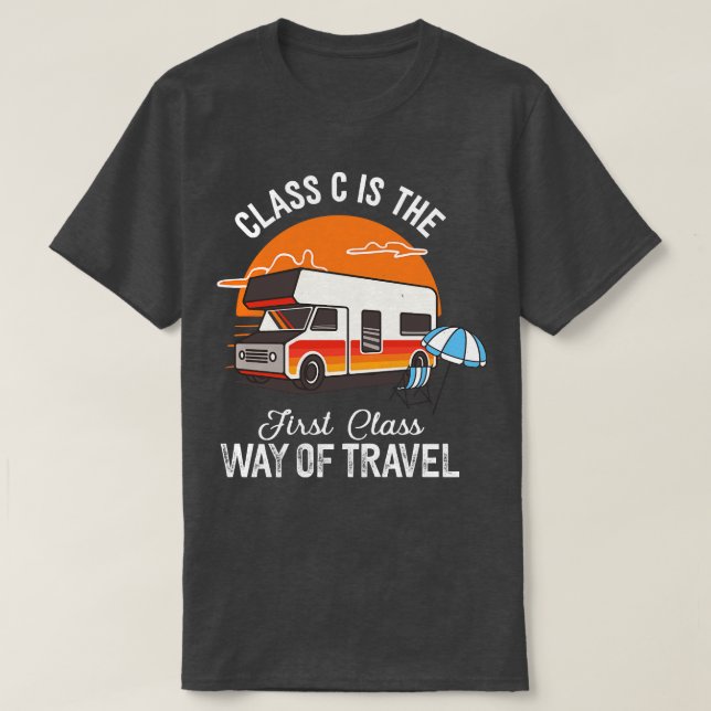 Camiseta Clase C Motorhome Funny Camper Camping (Diseño del anverso)