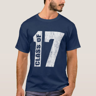Camiseta Clase de 17 graduados