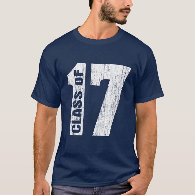 Camiseta Clase de 17 graduados (Anverso)