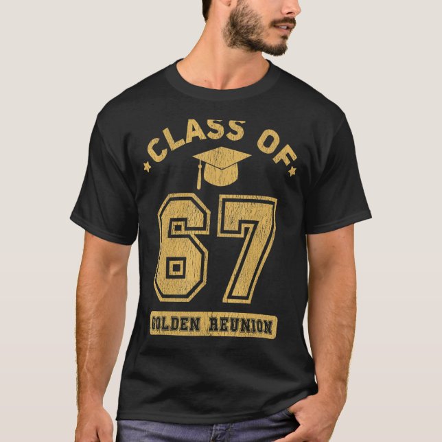 Camiseta Clase De 1967 Escuela Secundaria Universitaria Reu (Anverso)