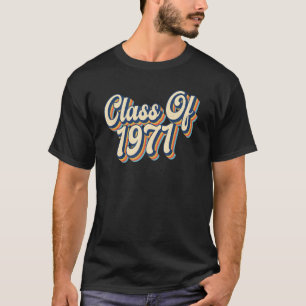 Camiseta Clase De 1971 Vintage De Reunión De Secundaria