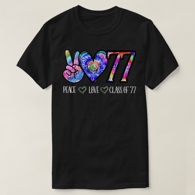 Camiseta Clase De 1977, Clase De Graduación Superior De Tye (Diseño del anverso)