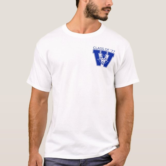 Camiseta Clase de 1977 Wa-Hi (Anverso)