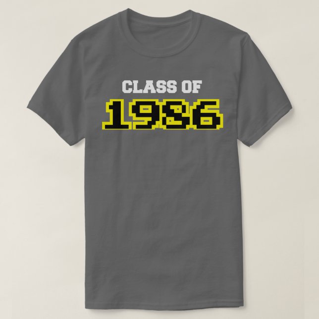 Camiseta Clase de 1986 (Diseño del anverso)