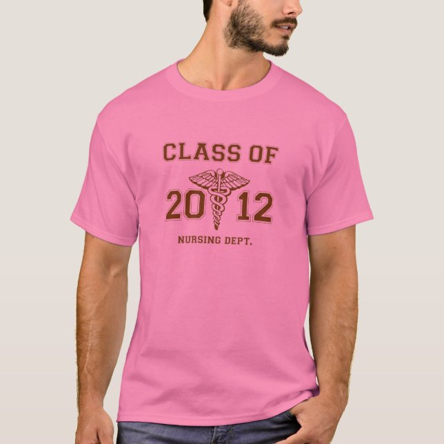 Camiseta Clase de 2012 departamentos de cuidado (Anverso)