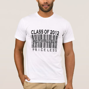 Camiseta Clase de 2012 - graduación inestimable - ropas