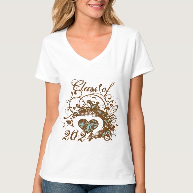 Camiseta Clase de 2012 Invitación y obsequios para graduaci (Anverso)