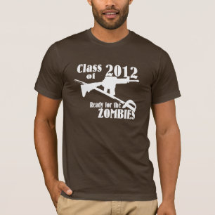 Camiseta Clase de 2012 lista para los zombies