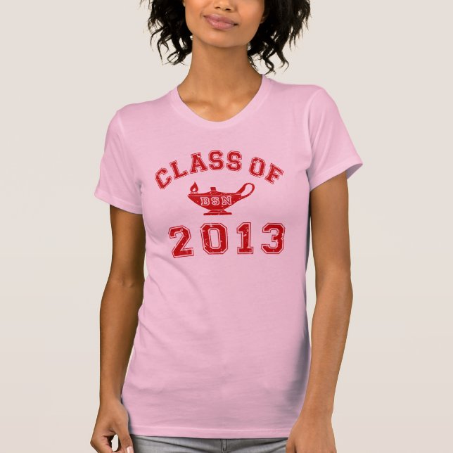 Camiseta Clase de 2013 BSN - rojo (Anverso)
