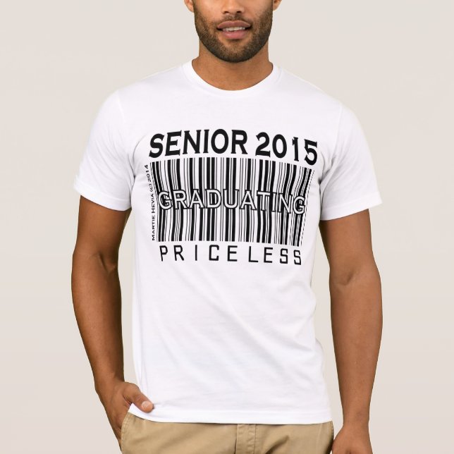 Camiseta Clase de 2015 - Graduando sin precio - Aparato (Anverso)