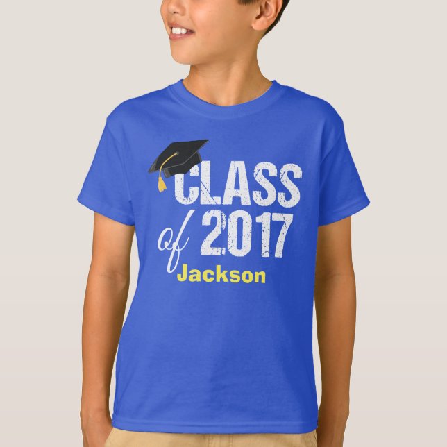 Camiseta Clase de 2017 Personalizado de Graduación en Jardi (Anverso)