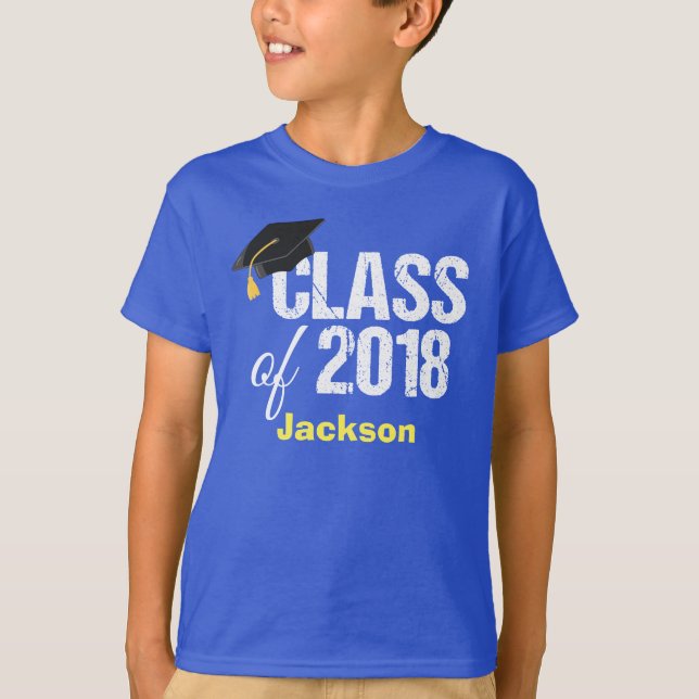 Camiseta Clase de 2018 Personalizado de Graduación en Jardi (Anverso)