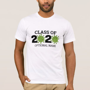 Camiseta Clase de 2020 Funny Virus Graduation Custom Name