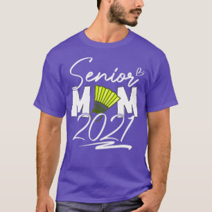 Camiseta Clase de 2021 de grado superior de Badminton Mom