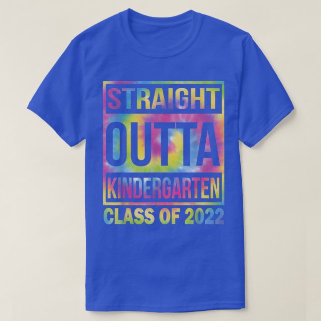 Camiseta Clase De 2022 Efectuada Directamente Fuera De Tie  (Diseño del anverso)