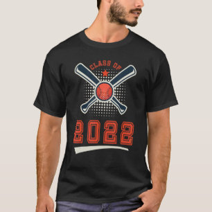 Camiseta Clase de 2022 Graduación de Béisbol Jugador Sp