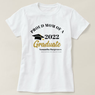 Camiseta Clase de 2022 Mamá Orgullosa de Graduado Personali