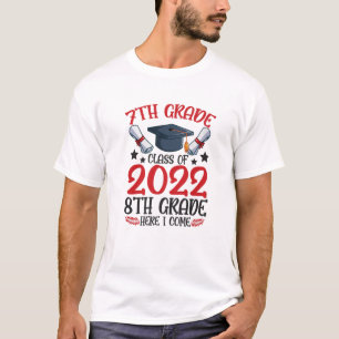 Camiseta Clase De 2022 Octavo Grado Aquí Vuelvo A Los Niños