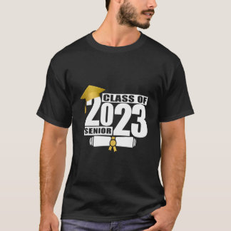 Camiseta Clase de 2023 Certificado de Graduado Diploma Grad