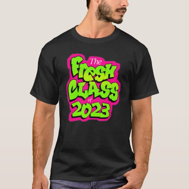 Camiseta Clase De 2023 Grado De Estilo Retro De Tv Fresco S (Anverso)