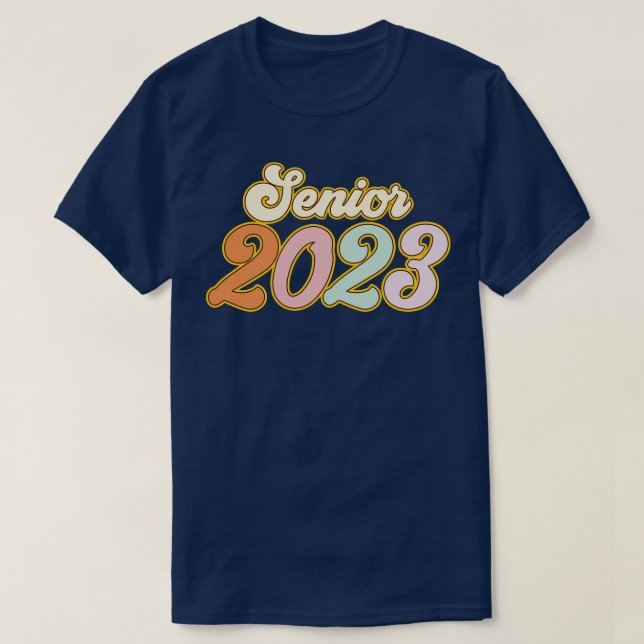 Camiseta Clase De 2023 Graduación Superior 2023 O Primer Dí (Diseño del anverso)