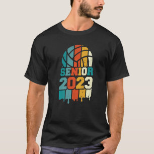 Camiseta Clase de 2023 Graduation Volleyball Senior 2023