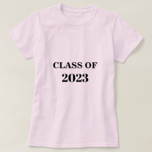 Camiseta Clase De 2023 Lámpara De Graduación Mínima Simple