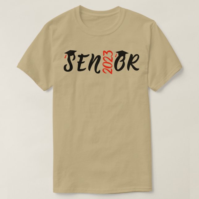 Camiseta Clase De 2023 Senior 2023 (Diseño del anverso)
