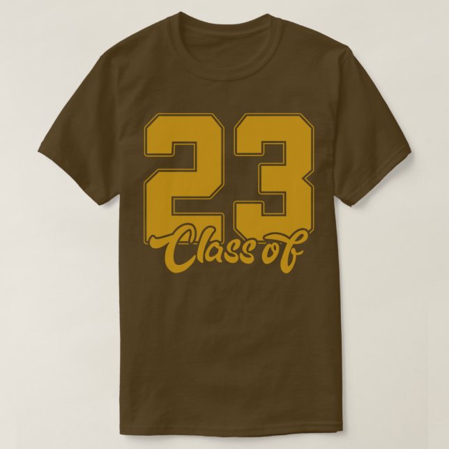 Camiseta Clase De 2023 Senior 2023 (Diseño del anverso)
