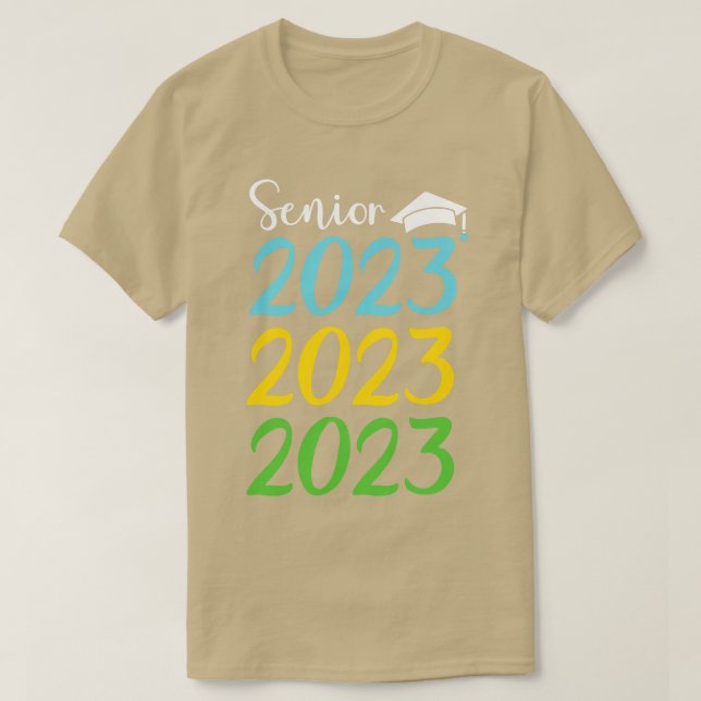 Camiseta Clase De 2023 Senior 2023 (Diseño del anverso)