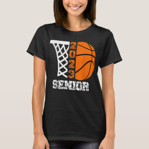 Camiseta Clase De 2023 Senior Graduation Basketball Senior