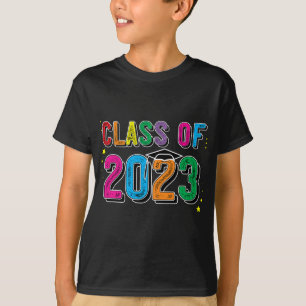 Camiseta CLASE DE 2023 T Graduación Primer Día De Sch