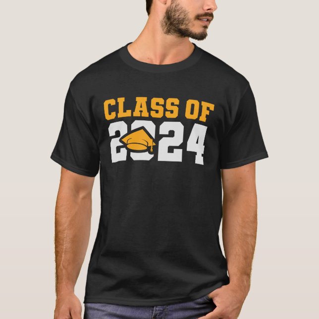 Camiseta Clase De 2024 - Graduación 2024 (Anverso)