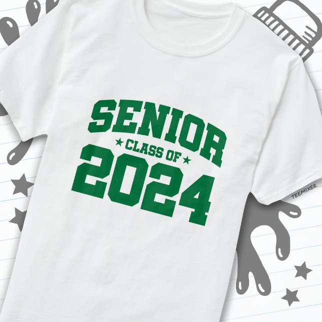 Camiseta Clase de 2024 Graduación de secundaria en 2024 (Subido por el creador)