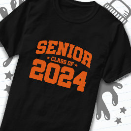 Camiseta Clase de 2024 Graduación de secundaria en 2024