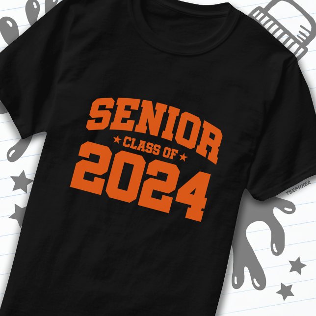 Camiseta Clase de 2024 Graduación de secundaria en 2024 (Subido por el creador)