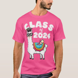 Camiseta Clase De 2024 Llama Primer Día De Décimo Grado Tee