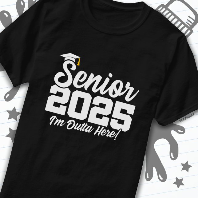 Camiseta Clase de 2025 Graduation High School Senior 2025 (Subido por el creador)