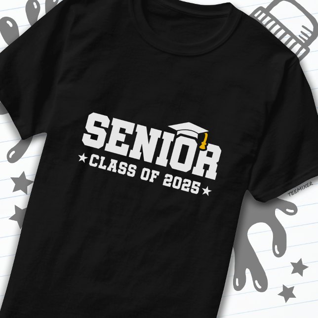 Camiseta Clase de 2025 Graduation High School Senior 2025 (Subido por el creador)