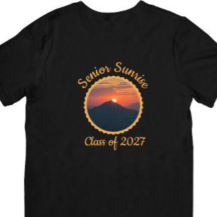Camiseta Clase de 2027 Amanecer de Último Año