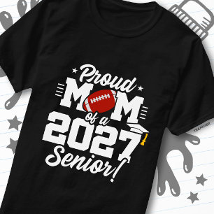 Camiseta Clase de 2027 Graduación de Fútbol de último año M
