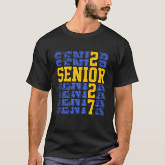 Camiseta clase de 2027 graduación de secundaria 2027 G