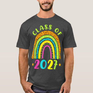 Camiseta Clase De 2027 Leopard Rainbow De Vuelta Al Senio E