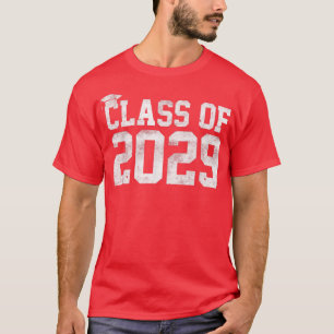 Camiseta Clase De 2029 T-Shirt Kindergarten Graduation Adul
