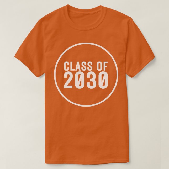 Camiseta Clase de 2030 1 (Diseño del anverso)
