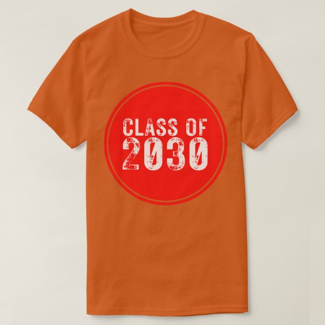 Camiseta Clase de 2030 14 (Diseño del anverso)