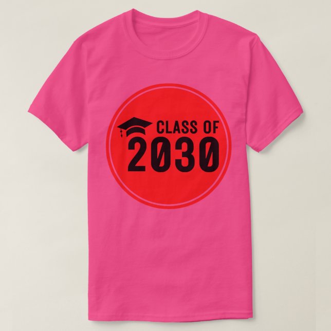 Camiseta Clase de 2030 18 (Diseño del anverso)