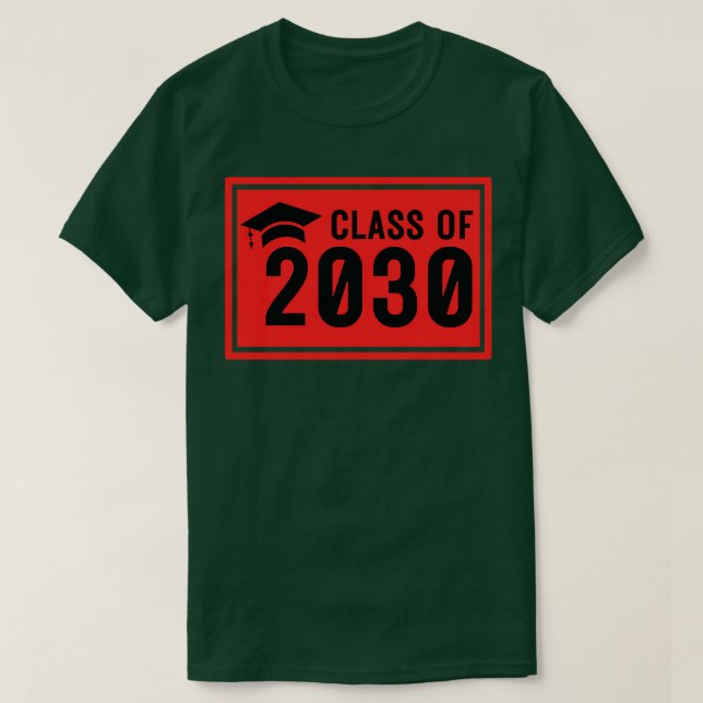 Camiseta Clase de 2030 7 (Diseño del anverso)