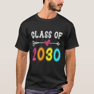 Camiseta Clase De 2030 Senior 2030 Crecer Con Mi Grado Esco